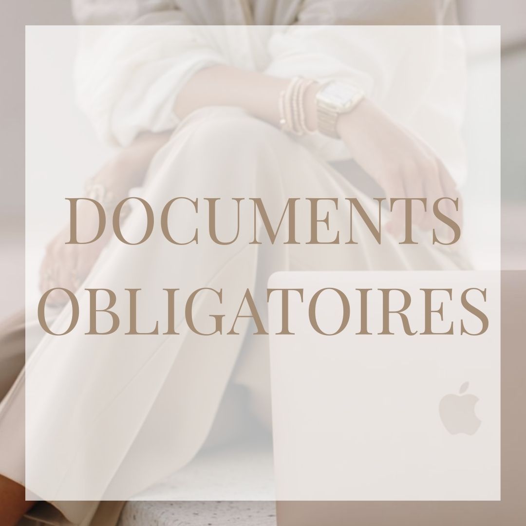 Documents obligatoires formation esthetique pack Glow Up Academy